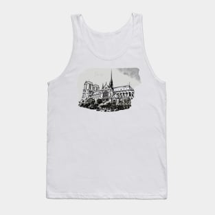 Notre dame de Paris Tank Top